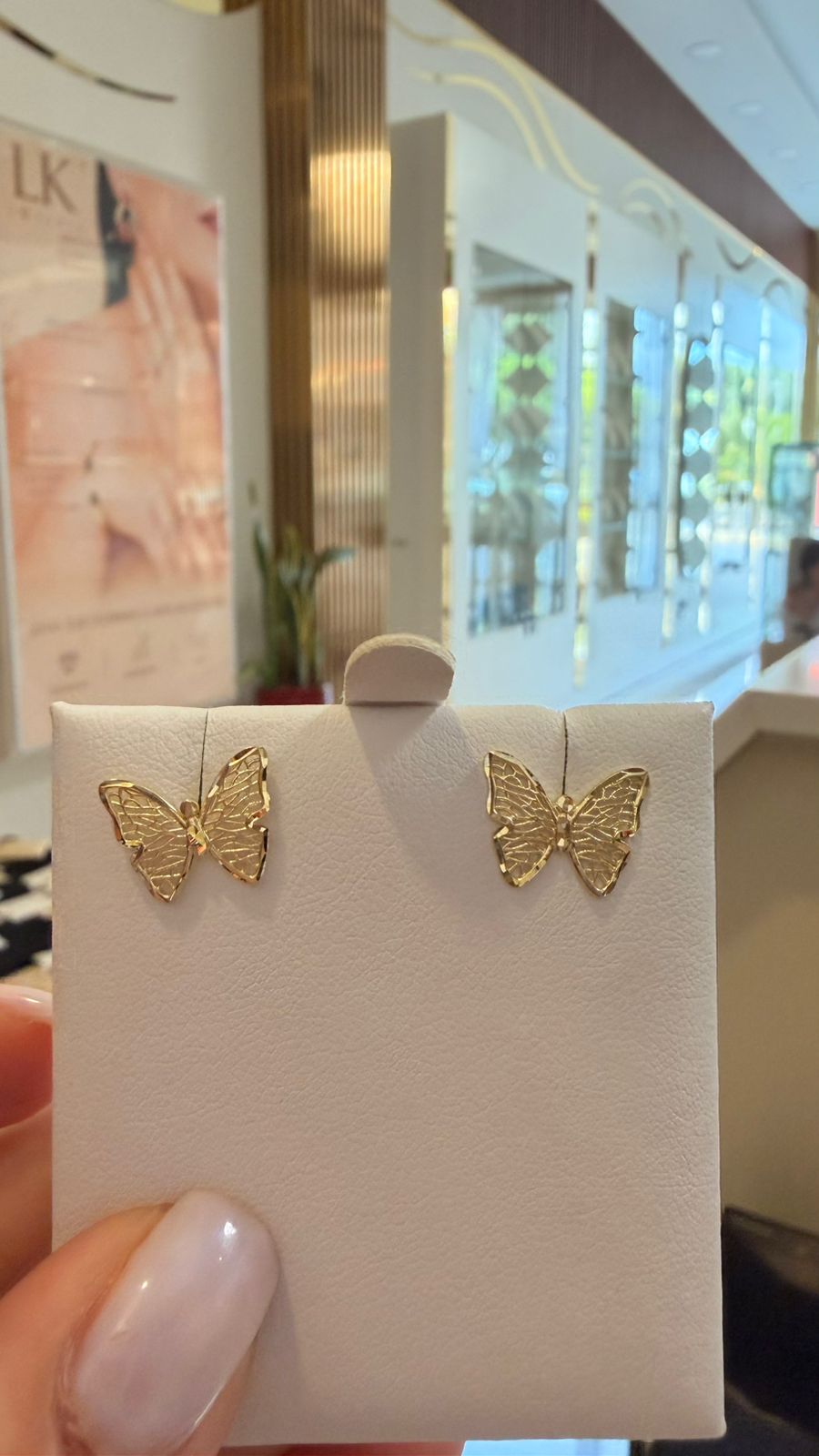 ARETES MARIPOSA 1.1GR 10K